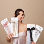 Load image into Gallery viewer, Radhu & Kabby Set of 4 Long Tail Hair Bow | Elegant Bows for Women & Girls