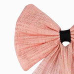 Load image into Gallery viewer, Hair Bows Clip for Girls Pink Colour Set of 1