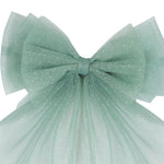 Load image into Gallery viewer, Hair Bows Clips for Women Light Green & Peach Colour Set of 2