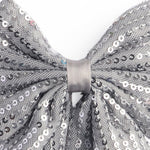 Load image into Gallery viewer, Trendy Hair Bow for Women/Girls Silver Colour 1 Pcs