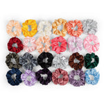 Load image into Gallery viewer, Hair Scrunchies For Women Set of 24 Colorful Satin Hair Accessories