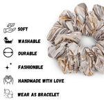 Load image into Gallery viewer, Trendy Hair Scrunchies for Women Multicolour Set of 6