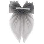 Load image into Gallery viewer, Hair Bow Pins for Girls White & Black Set of 2