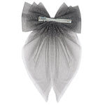 Load image into Gallery viewer, Hair Bow Pins for Girls White & Black Set of 2