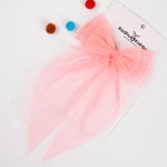 Load image into Gallery viewer, Handmade Hair Bows for Women Blue Beige Pink Colour Set of 3