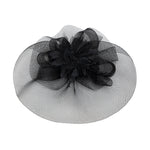 Load image into Gallery viewer, Radhu & Kabby Floral Fascinator Hat for Women | Set of 1 Stylish Black Hat with Alligator Clips & Headband