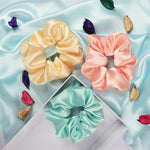 Load image into Gallery viewer, Trendy Satin Hair Scrunchies Colourful Set of 6
