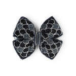 Load image into Gallery viewer, Handmade Black Embellished Hair Bow for Girls & Women