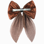 Load image into Gallery viewer, Hair Bow for Women Brown Colour Pack of 1