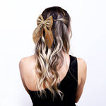 Load image into Gallery viewer, Trendy & Stylish Hair Bow Clip Pack of 1 Mustard