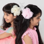 Load image into Gallery viewer, Floral Hair Clips Elegant Flower Bows For Women Set of 4