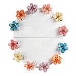 Load image into Gallery viewer, Colourful Floral Hair Clips - Stylish and Versatile Accessory Set of 12