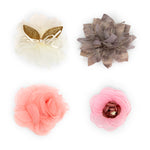 Load image into Gallery viewer, Flower Hair Bow Clips Hairpins for Everyday Wear Set of 4