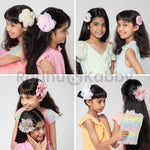 Load image into Gallery viewer, Flower Hair Bow Clips Hairpins for Everyday Wear Set of 4