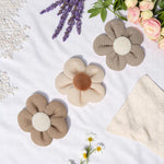 Load image into Gallery viewer, Radhu & Kabby Flower Hair Clips for Girls | Set of 3 Soft Floral Accessories in Neutral Tones