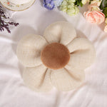 Load image into Gallery viewer, Radhu & Kabby Flower Hair Clips for Girls | Set of 3 Soft Floral Accessories in Neutral Tones