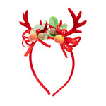 Load image into Gallery viewer, Red Reindeer Antler Headband for Women