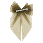 Load image into Gallery viewer, Hair Bow for Women/Girls Olive Green, Lavender Colour Pack of 2