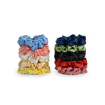Load image into Gallery viewer, Satin Scrunchies - Multi-Colour Hair Accessories Set of 10