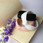 Load image into Gallery viewer, Trendy Headband For Women Black, White, Pink Set of 3
