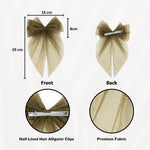Load image into Gallery viewer, Hair Bow for Women/Girls Olive Green, Lavender Colour Pack of 2