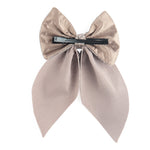 Load image into Gallery viewer, Trendy Grey Hair Bow Clip for Women/Girls Pack of 1