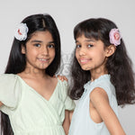 Load image into Gallery viewer, Flower Hair Bow Clips Hairpins for Everyday Wear Set of 4