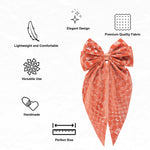 Load image into Gallery viewer, Trendy Sequin Hair Bow Clip For Girls & Women Set of 3