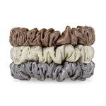 Load image into Gallery viewer, Shiny Satin Scrunchies Set – Soft, Durable & Stylish Hair Ties (6 Colors)