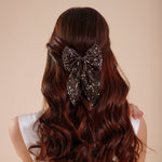 Load image into Gallery viewer, Trendy Hair Bow for Girls Black Colour 1 Pcs
