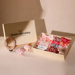 Load image into Gallery viewer, Radhu & Kabby Celebration Gift Hamper | Scrunchies, Hairbands, Bows & Clutchers Set | Stylish Hair Accessories Combo for Women & Girls