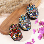 Load image into Gallery viewer, Tribal Boho Hair Claw Clips - Set of 3