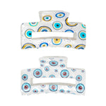 Load image into Gallery viewer, Stylish Evil Eye Hair Claws – Protective and Trendy Hair Accessories
