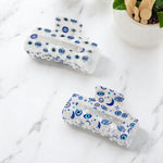 Load image into Gallery viewer, Stylish Evil Eye Hair Claws – Protective and Trendy Hair Accessories