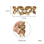 Load image into Gallery viewer, Elegant Floral Pearl Hair Claw Clip - Vintage Metal Flower Hair Accessory
