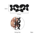 Load image into Gallery viewer, Elegant Floral Pearl Hair Claw Clip - Vintage Metal Flower Hair Accessory