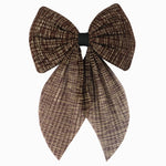 Load image into Gallery viewer, Hair Bow for Women Brown Colour Pack of 1