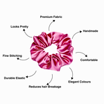 Load image into Gallery viewer, Stylish Hair Scrunchies Colourful Combo Pack of 6