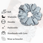 Load image into Gallery viewer, Trendy Hair Scrunchies Multicolour Set of 4