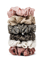 Load image into Gallery viewer, Hair Scrunchies - Elegant Colours Set of 6