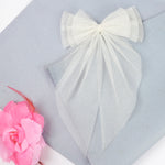 Load image into Gallery viewer, Hair Bow Pins for Girls White & Black Set of 2