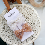 Load image into Gallery viewer, Hair Bow Clip Crystal Beaded Hairpins for All Occasion Pack of 2