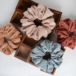 Load image into Gallery viewer, Trendy Hair Scrunchies Multicolour Set of 4