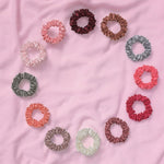 Load image into Gallery viewer, Satin Hair Scrunchies Set of 12 - Hair Accessories for Girls