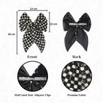 Load image into Gallery viewer, Hairbow Clips Stylish Sequin Mesh Hairpins Multicolour Set of 4
