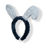 Load image into Gallery viewer, Cute Grey Bunny Ears Headband with Pearl Pack of 1