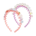 Load image into Gallery viewer, Pastel Hairbands for Girls - Fun Character Design Pack of 2