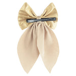 Load image into Gallery viewer, Hair Bow For Women/Girls Beige Colour Pack of 1