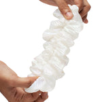 Load image into Gallery viewer, Hair Scrunchies & Hair Bow Combo Pack for Girls – Floral & White Hair Accessories