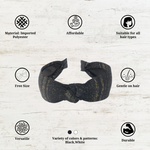 Load image into Gallery viewer, Trendy Headband For Women Black, White, Pink Set of 3